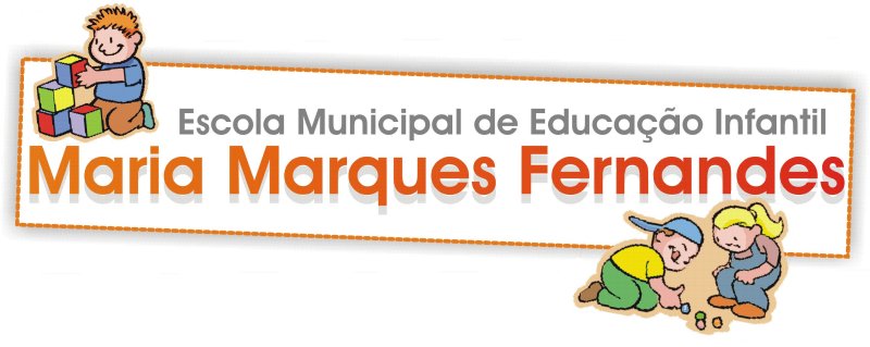 logo da Escola Municipal de Educação Infantil Maria Marques Fernandes.